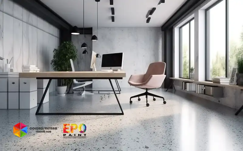 Sàn terrazzo polymer