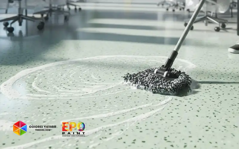 Sàn terrazzo polymer