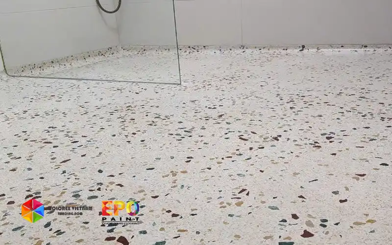 Thi Công Sàn terrazzo Polymer