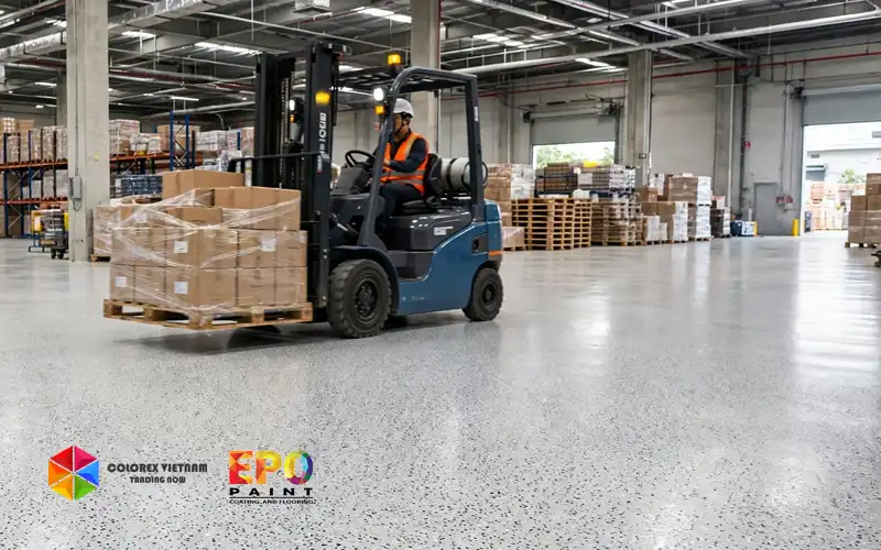 Tổng quan giá sơn epoxy cát màu