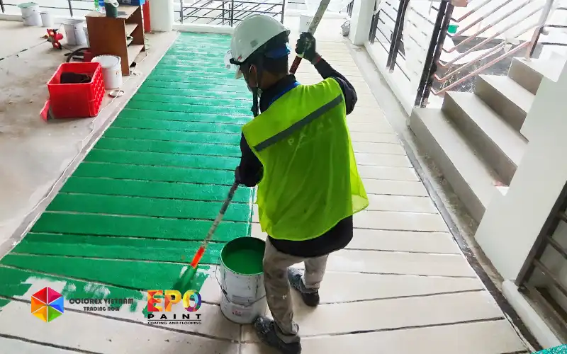 Hệ Thống Sơn Đề Nghị Cho Sàn Epoxy Chống Trượt
