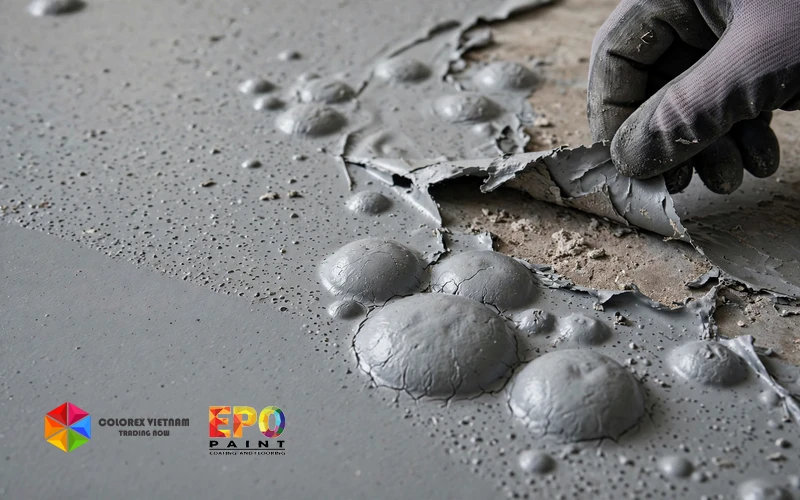Ngăn Sàn Epoxy Bị Phồng Rộp Và Bong Tróc: Hướng Dẫn Thực Tế Từ Chuyên Gia