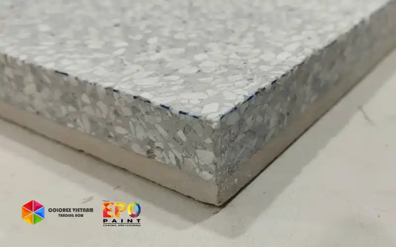 Cấu tạo chi tiết hệ sàn Epoxy Terrazzo
