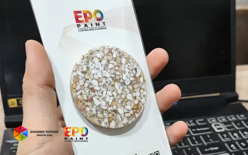 Mẫu Sàn Sỏi polymer