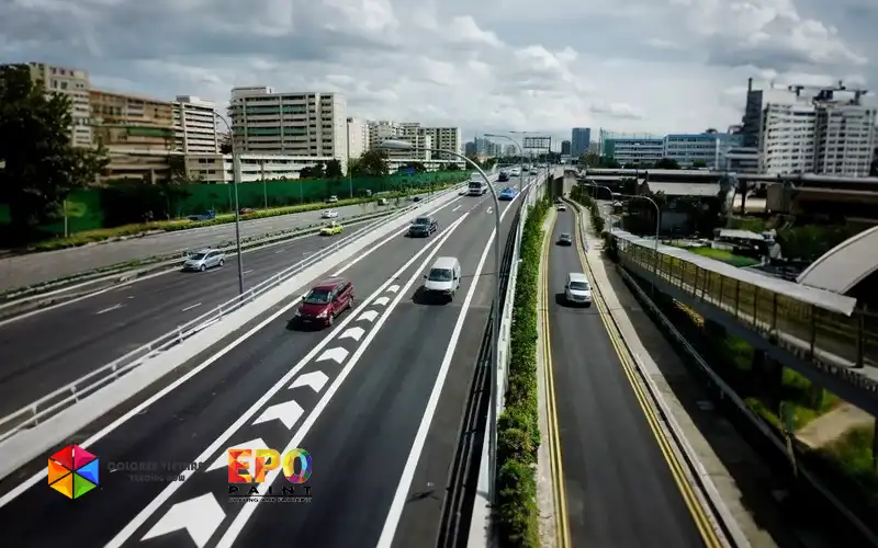 PHÂN PHỐI THI CÔNG SƠN KẺ VẠCH GIAO THÔNG