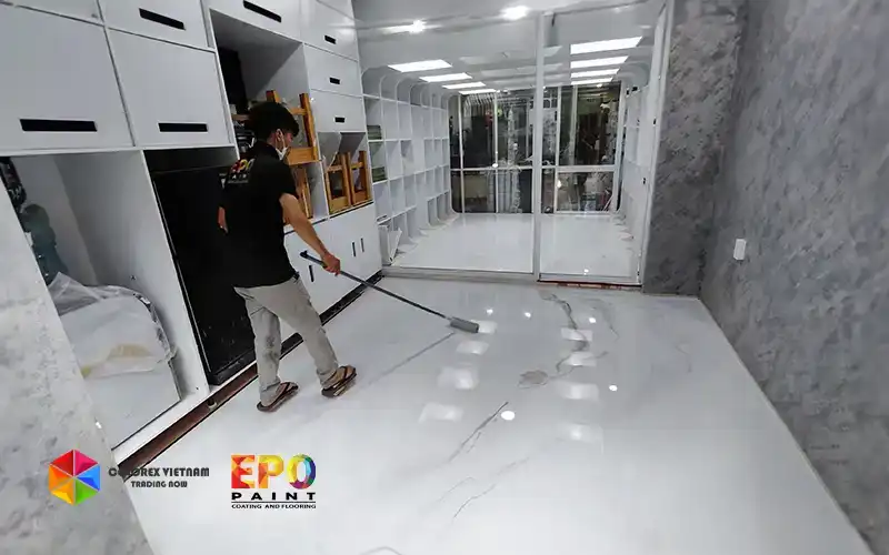 THI CÔNG SƠN SÀN EPOXY HIỆU ỨNG