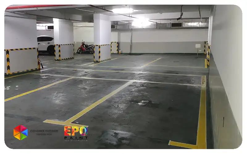 sơn epoxy kẻ vạch 2 thành phần