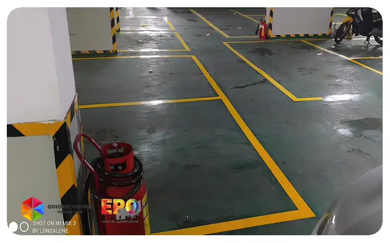 sơn epoxy kẻ vạch 2 thành phần