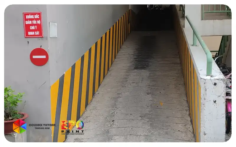 sơn epoxy kẻ vạch 2 thành phần