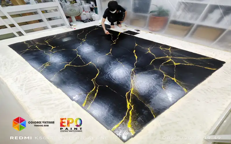 MẪU SÀN EPOXY METALIC