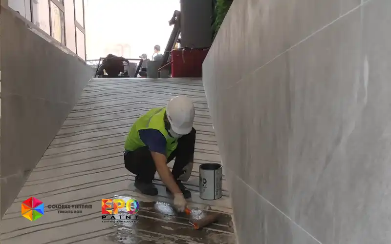 Thi Công Sơn Epoxy Chống Trượt
