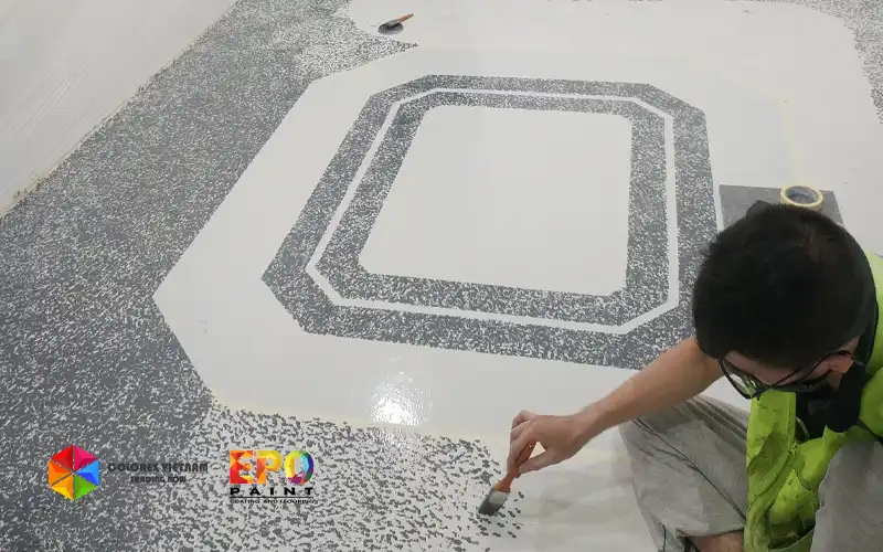 Thi Công Sơn Epoxy Hiệu Ứng Cho Sàn Nền