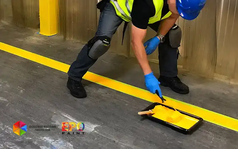 sơn kẻ vạch nhà xưởng